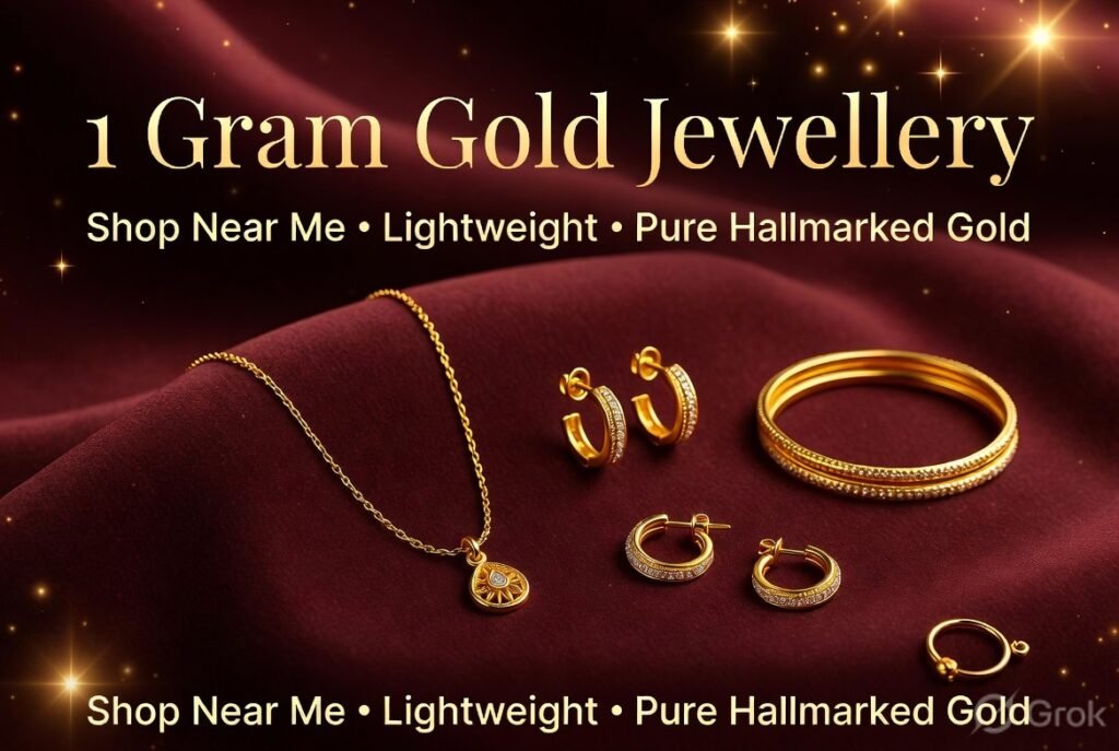Amezing 1 gram gold jewellery